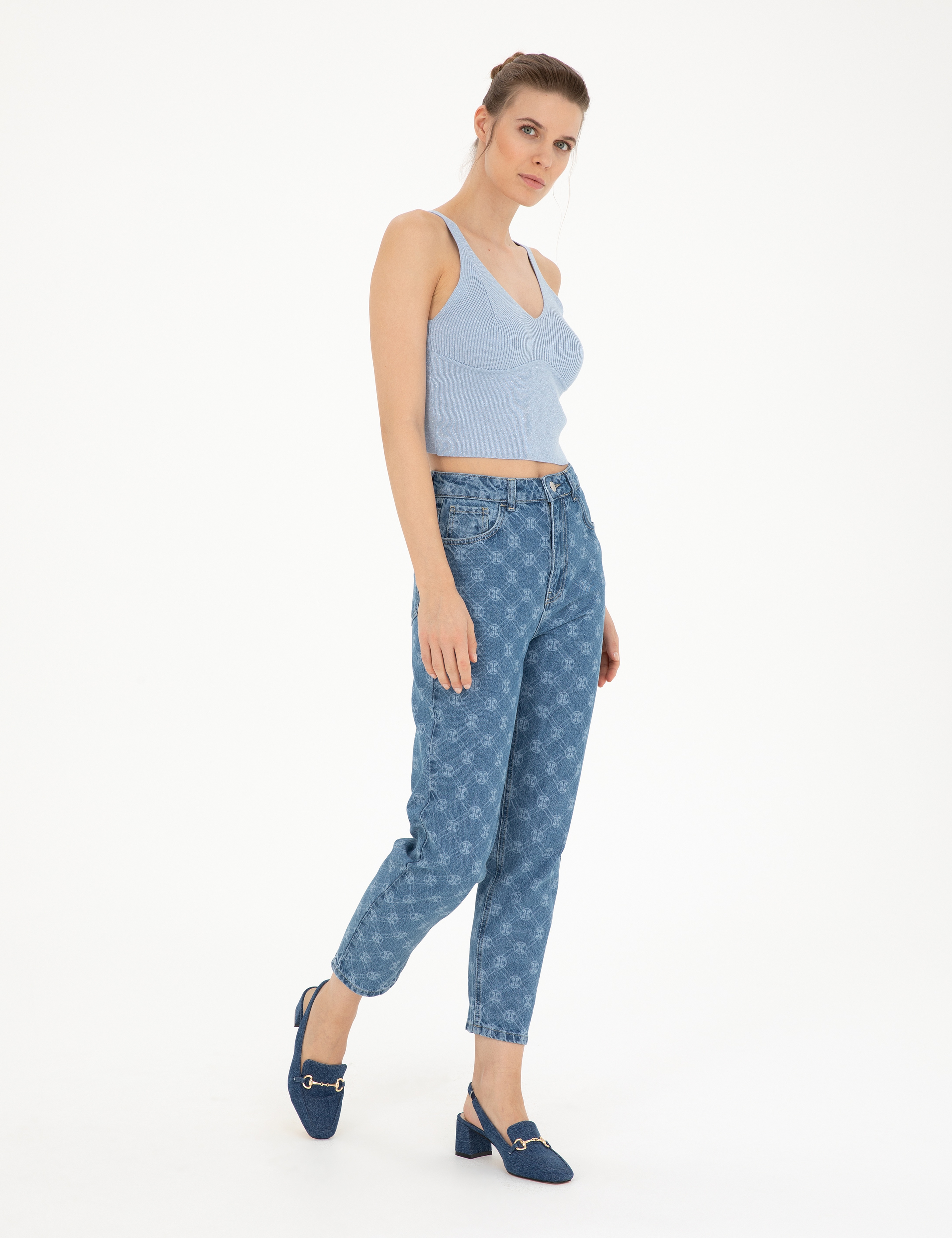 Mavi Crop Top Triko Bluz - Image 4