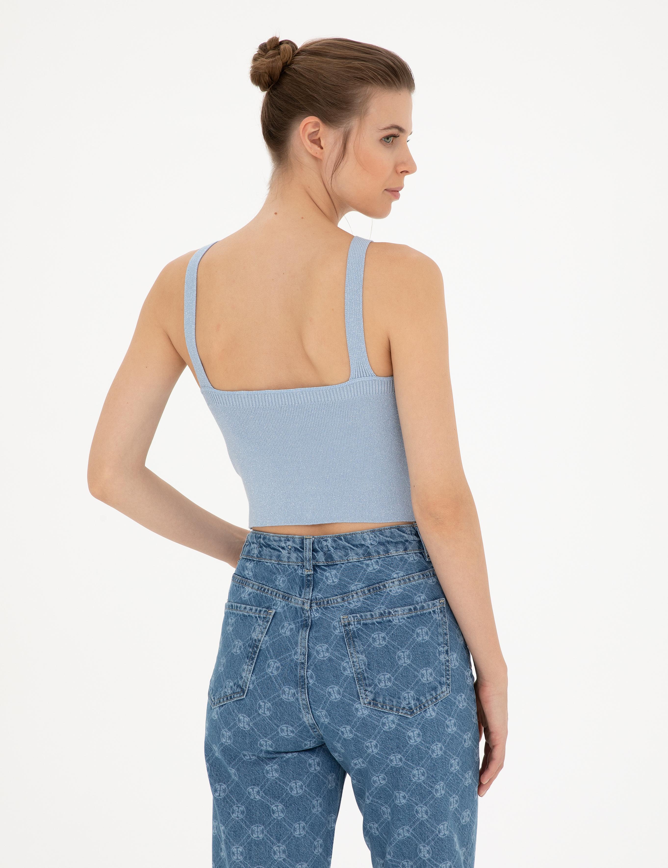 Mavi Crop Top Triko Bluz