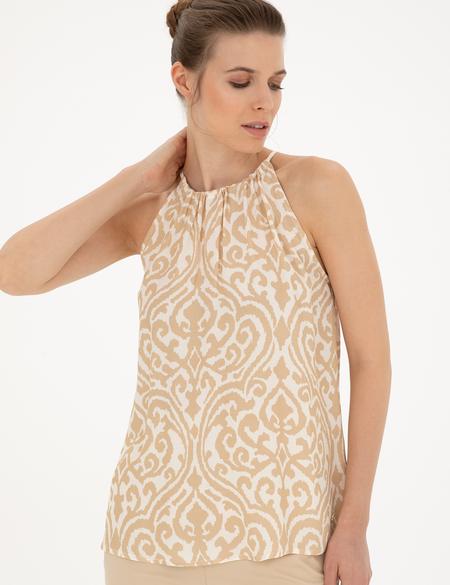 Bej Comfort Fit Bluz - 50287241002