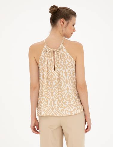 Bej Comfort Fit Bluz