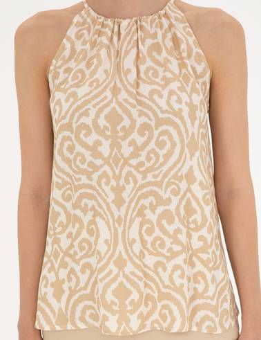 Bej Comfort Fit Bluz
