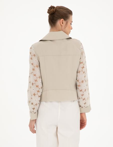 Kum Crop Top Trençkot - 50292051005