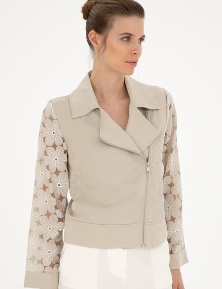 Kum Crop Top Trençkot - 50292051005