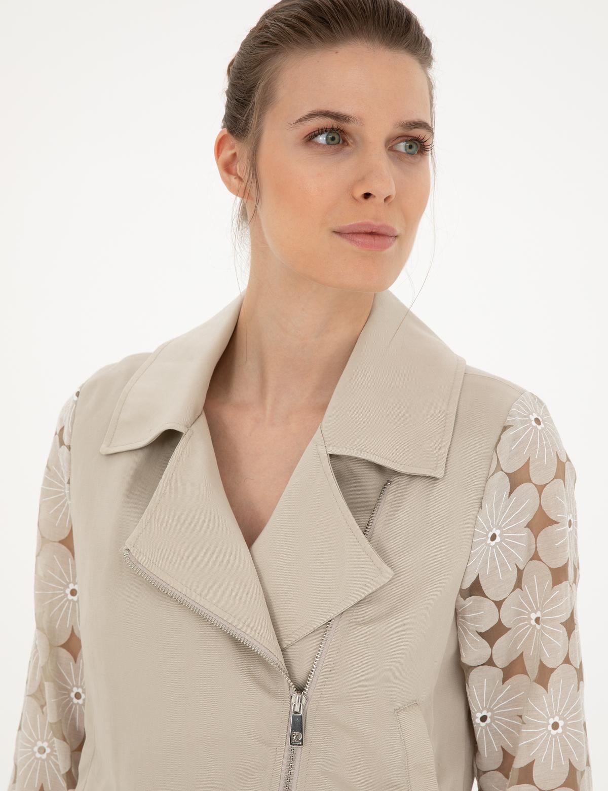 Kum Crop Top Trençkot - 50292051005