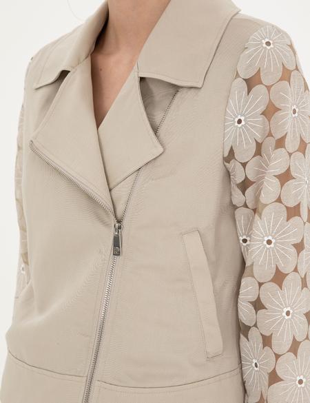 Kum Crop Top Trençkot - 50292051005