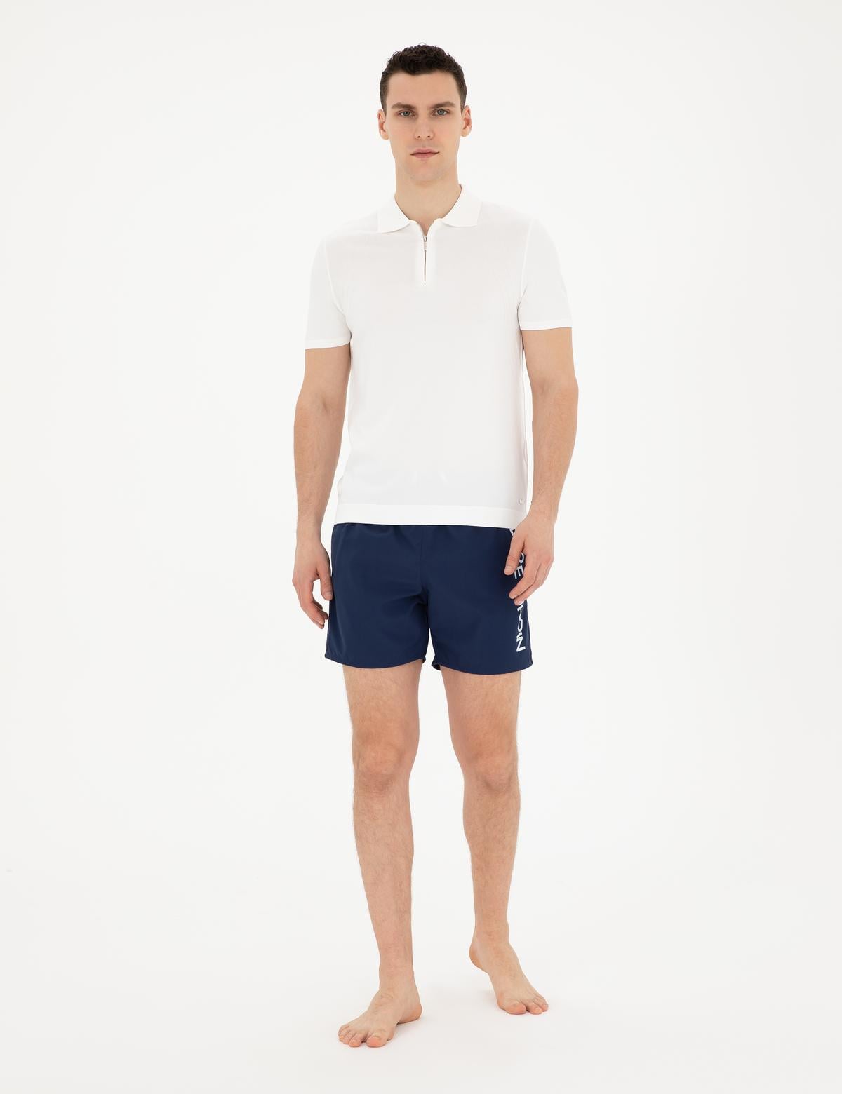 Lacivert Deniz Şortu