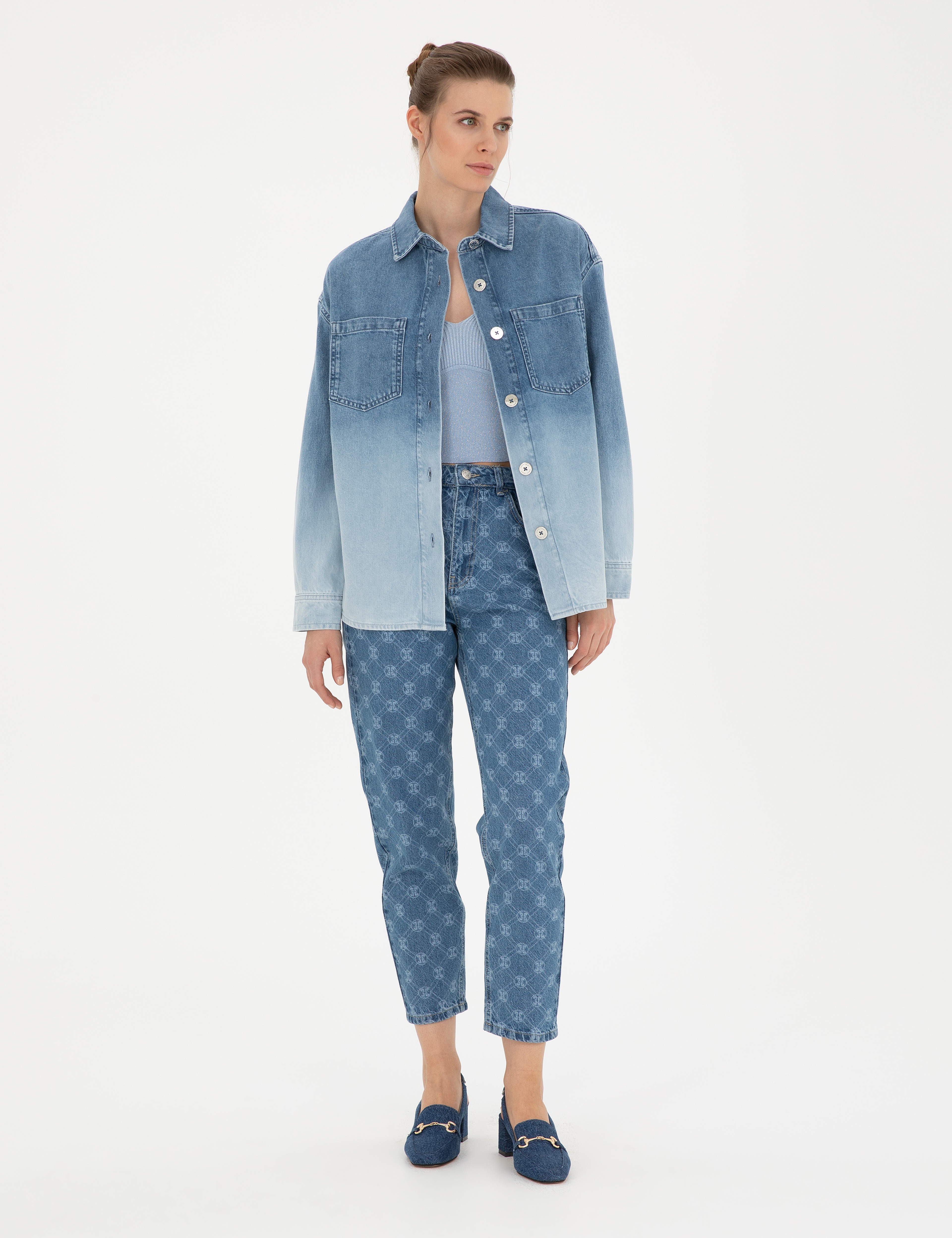 Mavi Comfort Fit Jean Ceket - Image 4