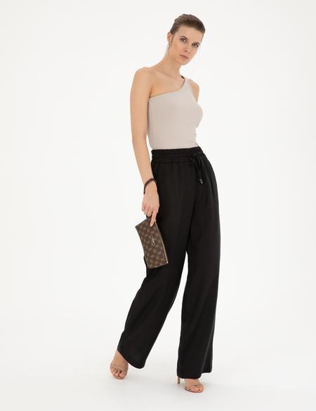 Bej Ex. Slim Tek Omuz Tişört - 50284718029