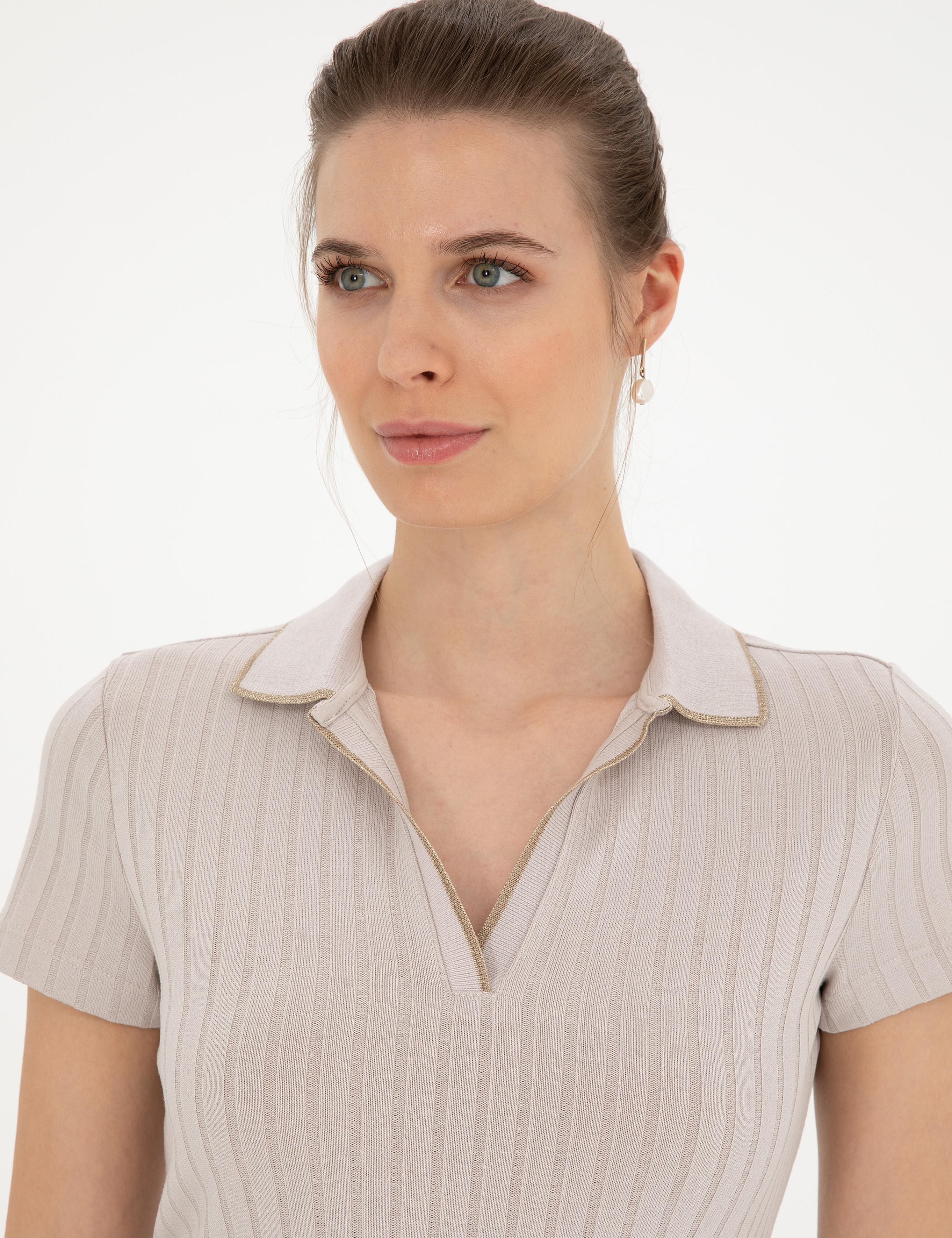 Kum Slim Fit Triko Tişört