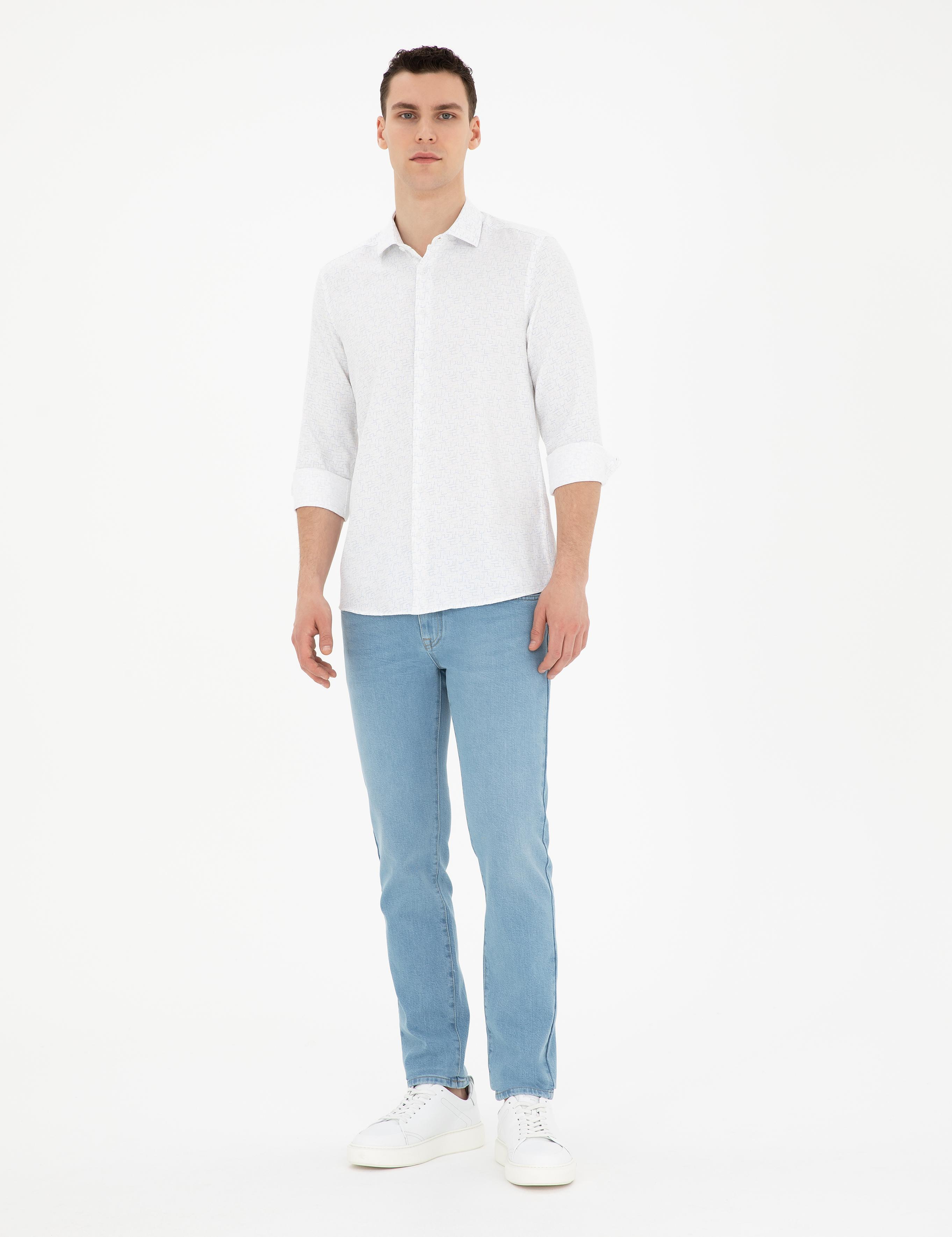 Mavi Regular Fit Kısa Kollu Gömlek