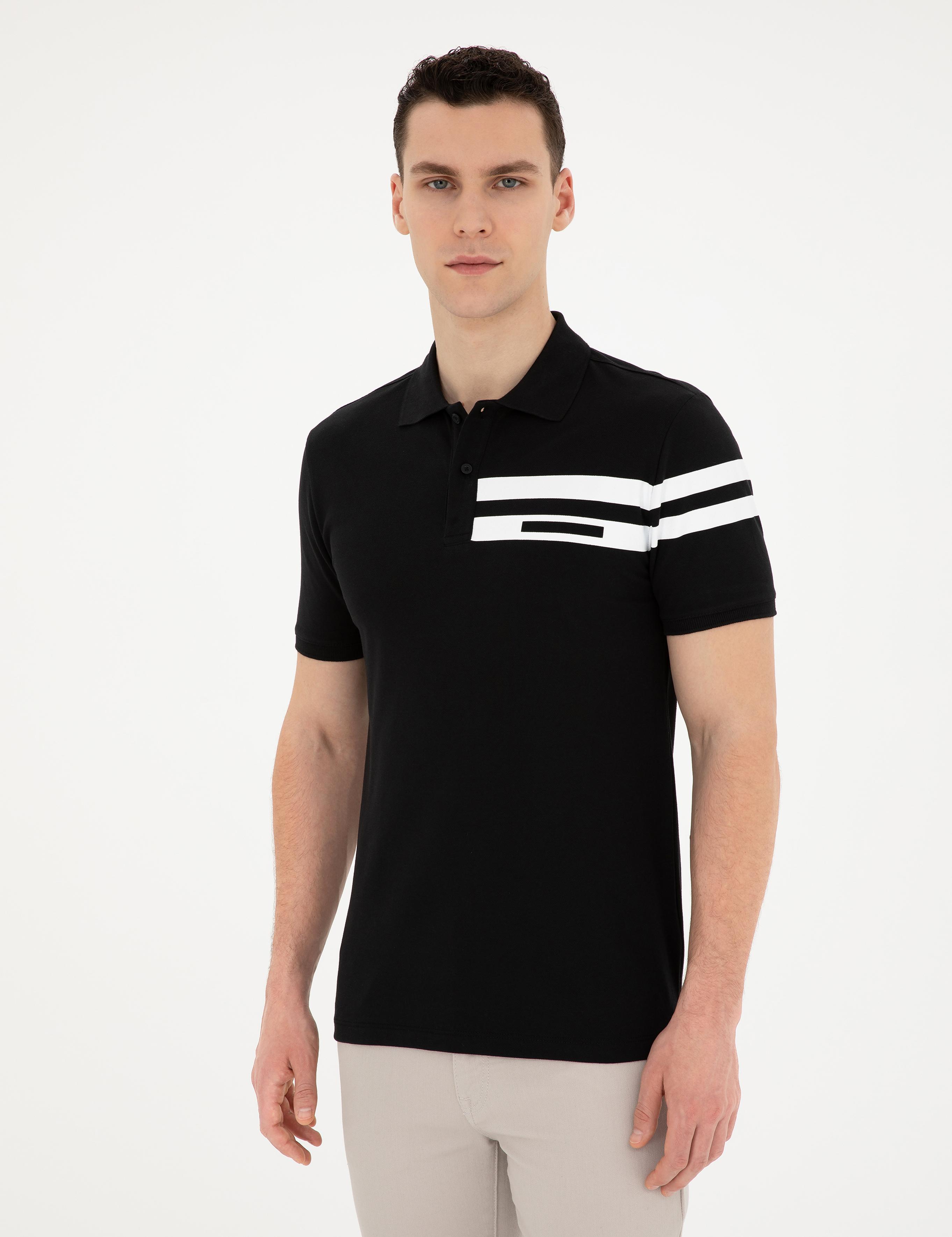 Siyah Slim Fit Tişört