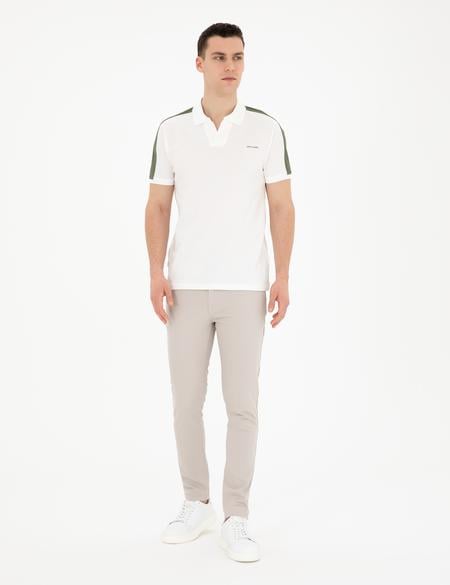 Haki Slim Fit Tişört - 50292615016