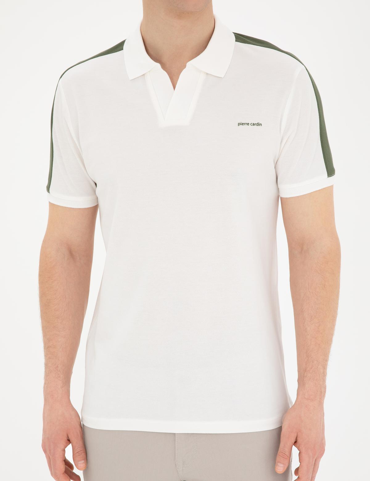 Haki Slim Fit Tişört - 50292615016