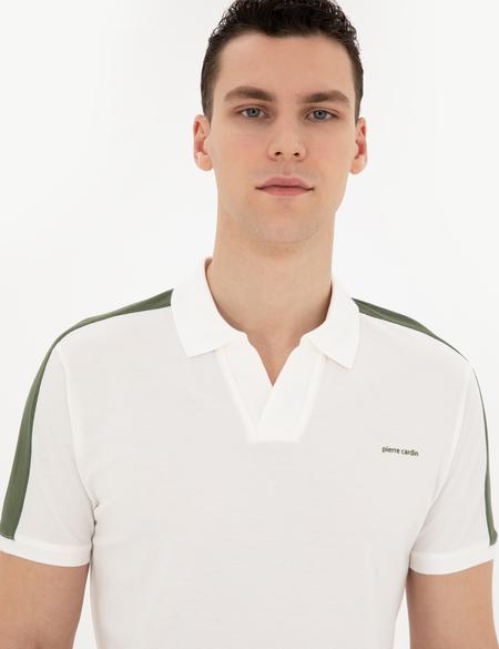 Haki Slim Fit Tişört - 50292615016