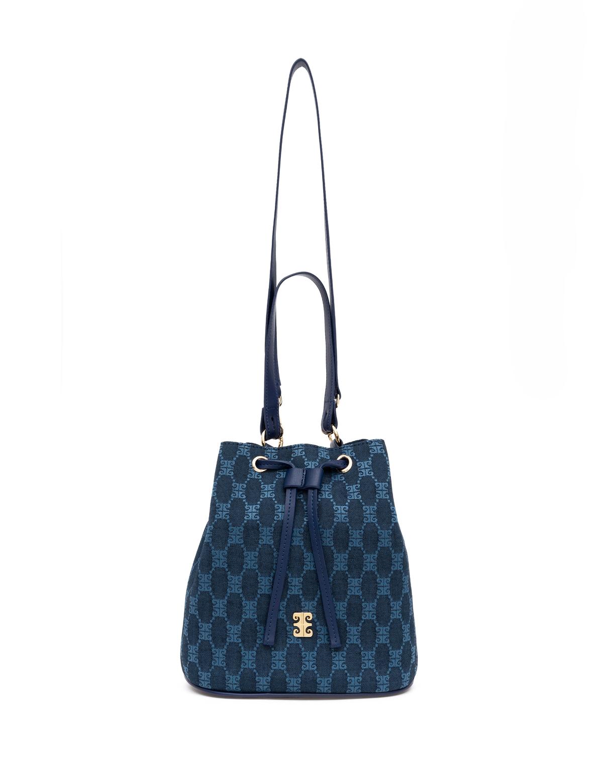 Mavi Büzgülü Çanta - 50297601003