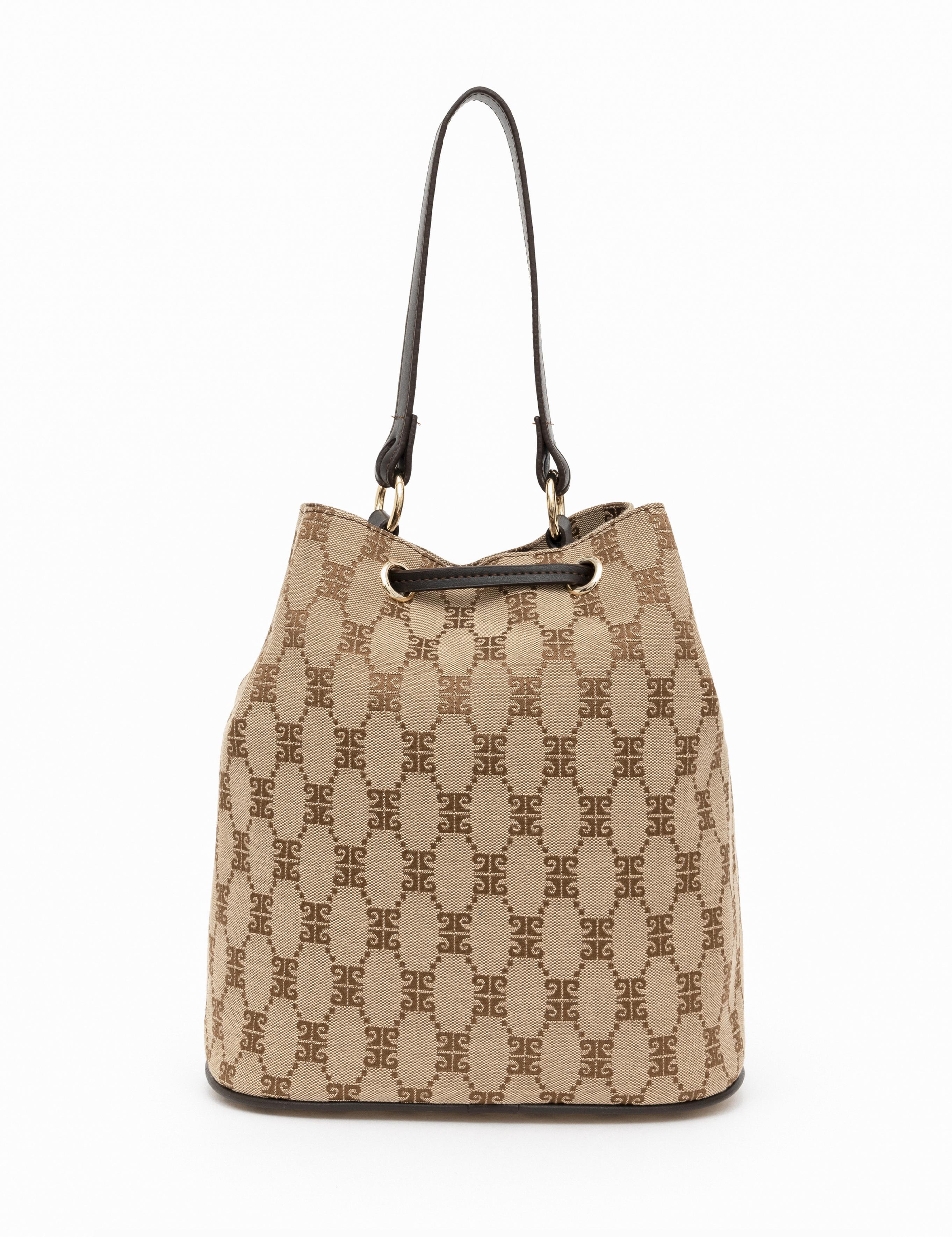 Kahverengi Büzgülü Çanta