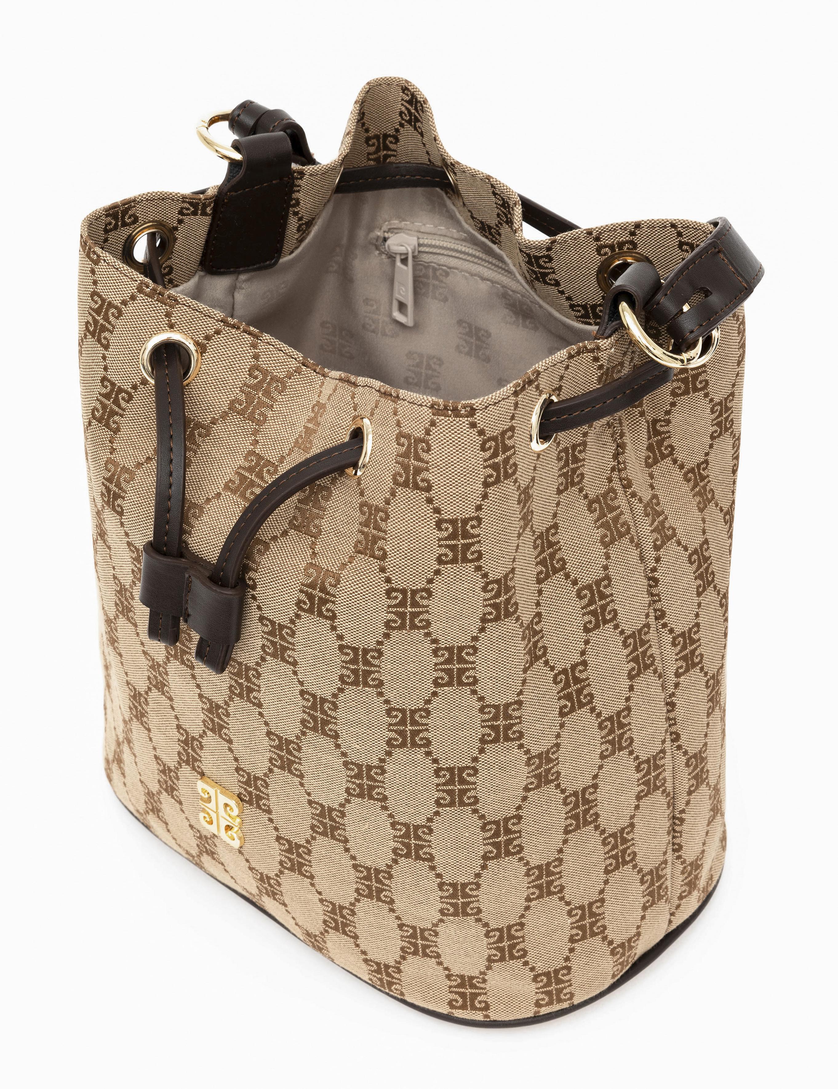 Kahverengi Büzgülü Çanta