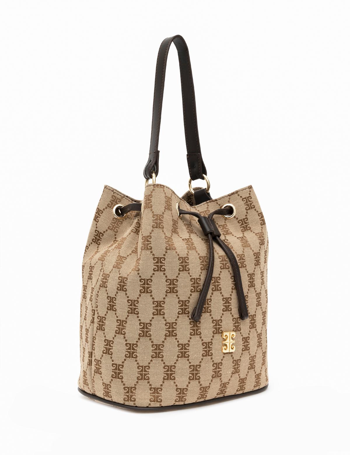 Kahverengi Büzgülü Çanta - 50297601002