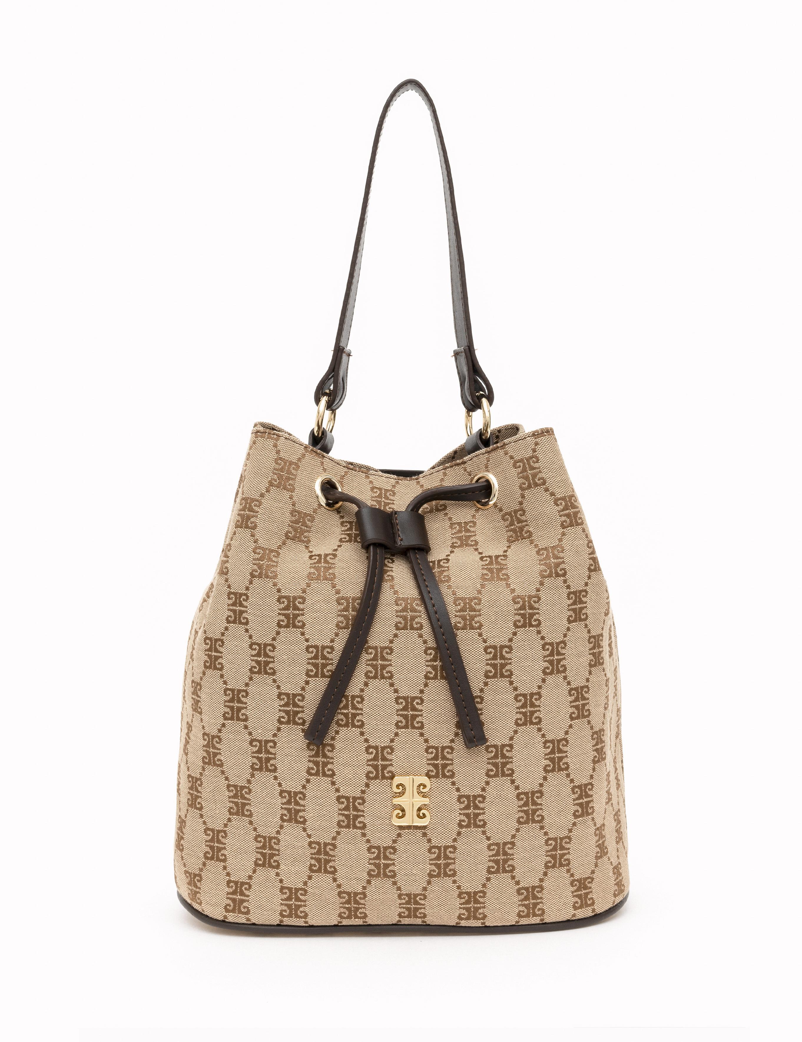 Kahverengi Büzgülü Çanta