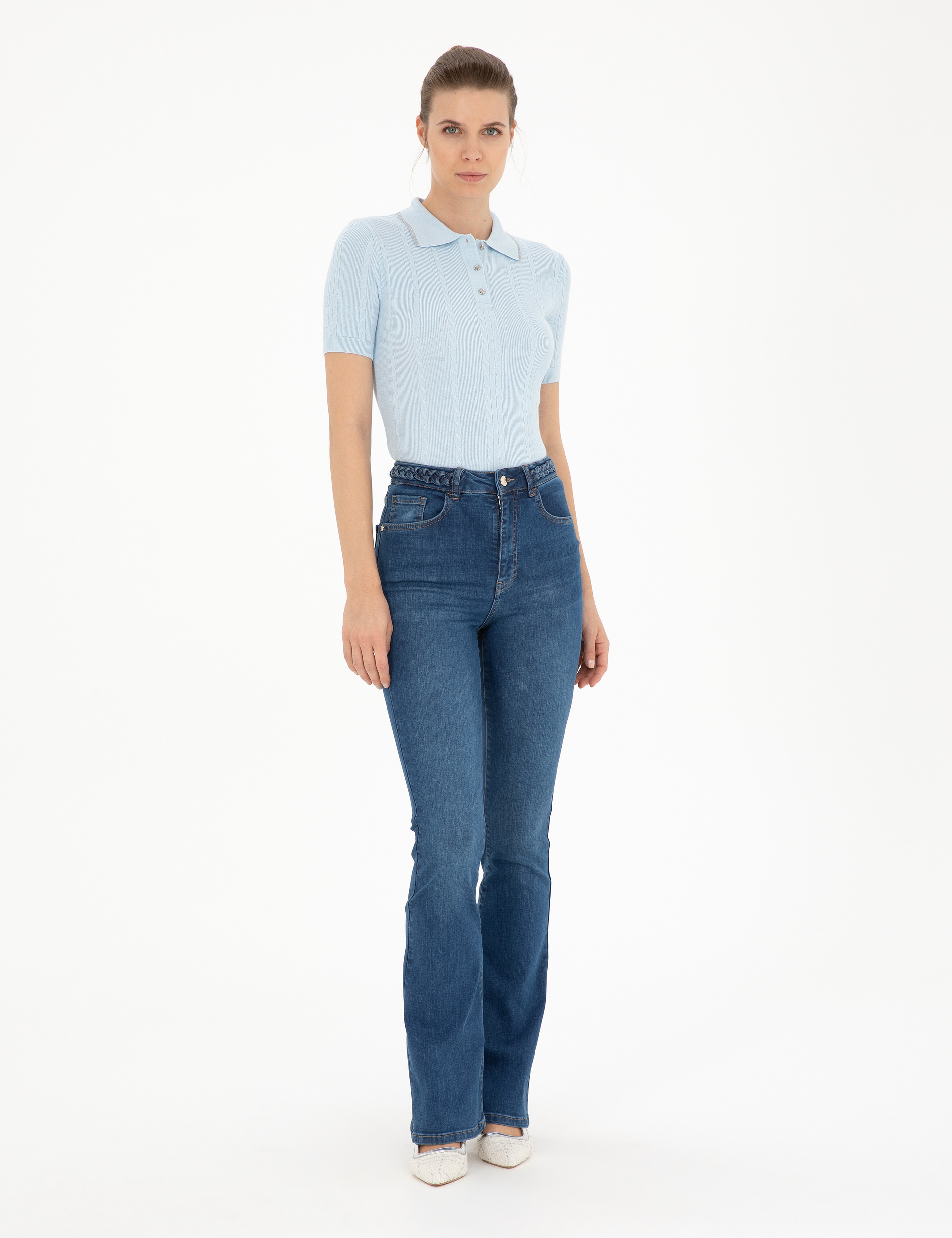 Mavi Slim Fit Polo Yaka Triko Tişört - Image 4