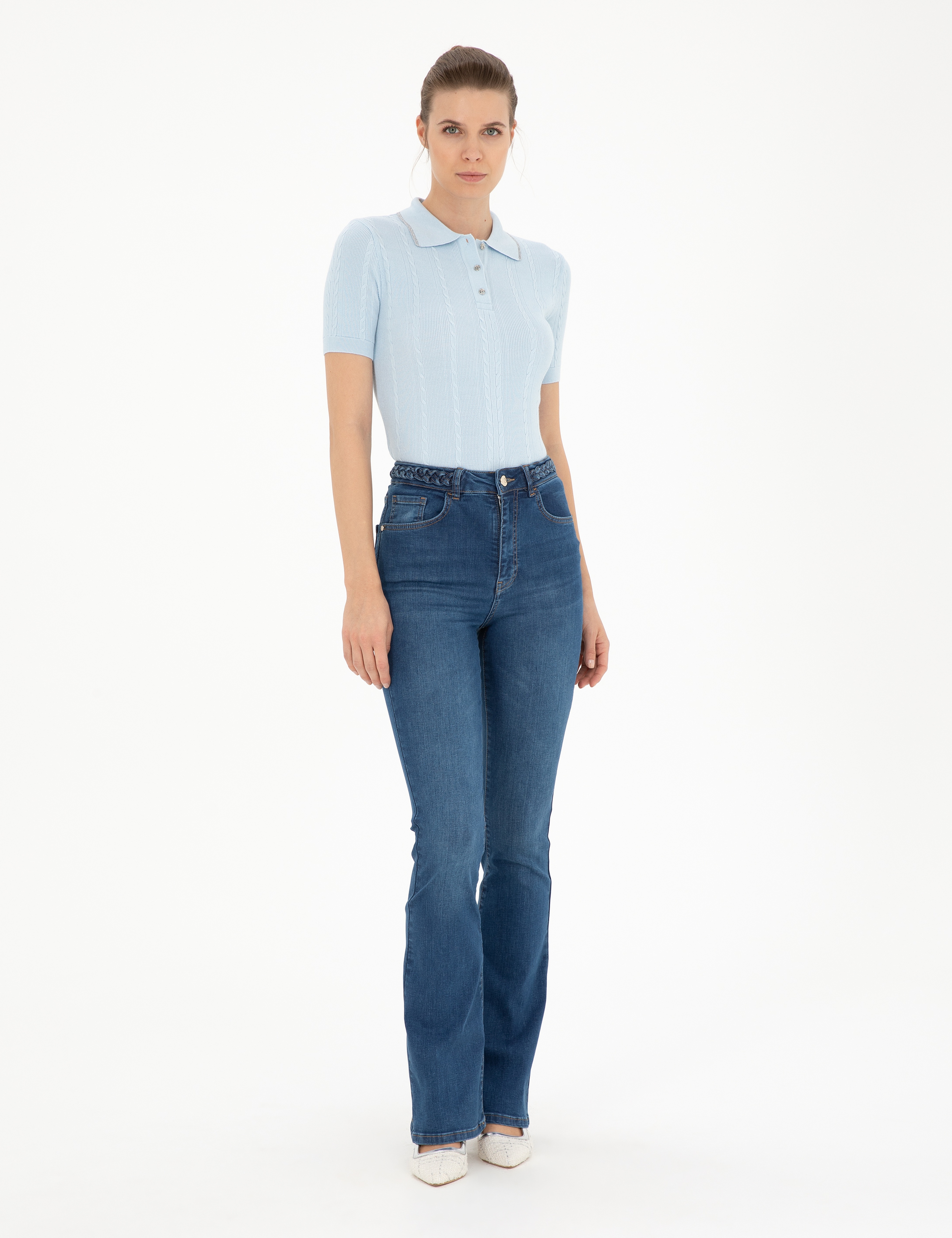 Mavi Slim Fit Polo Yaka Triko Tişört