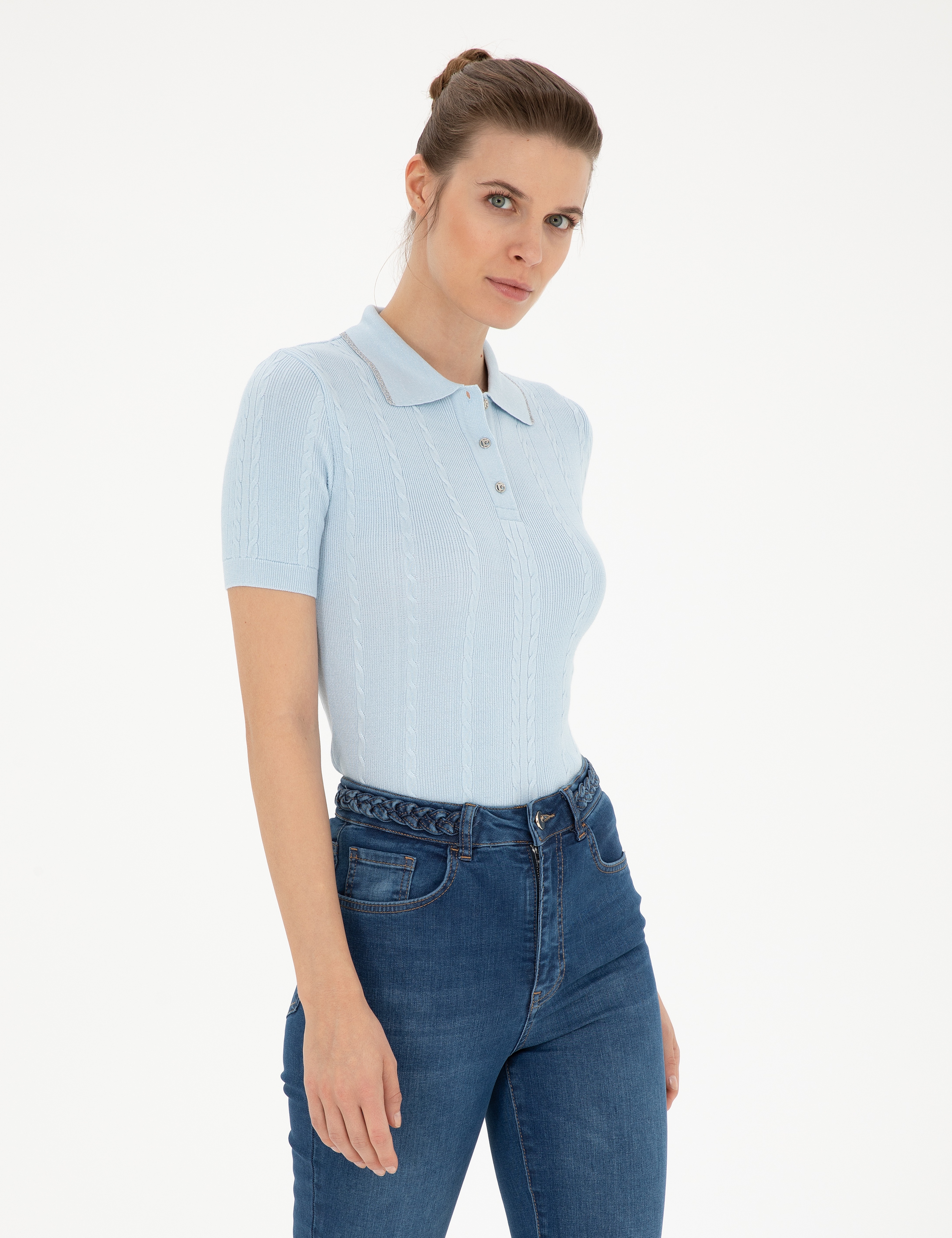 Mavi Slim Fit Polo Yaka Triko Tişört
