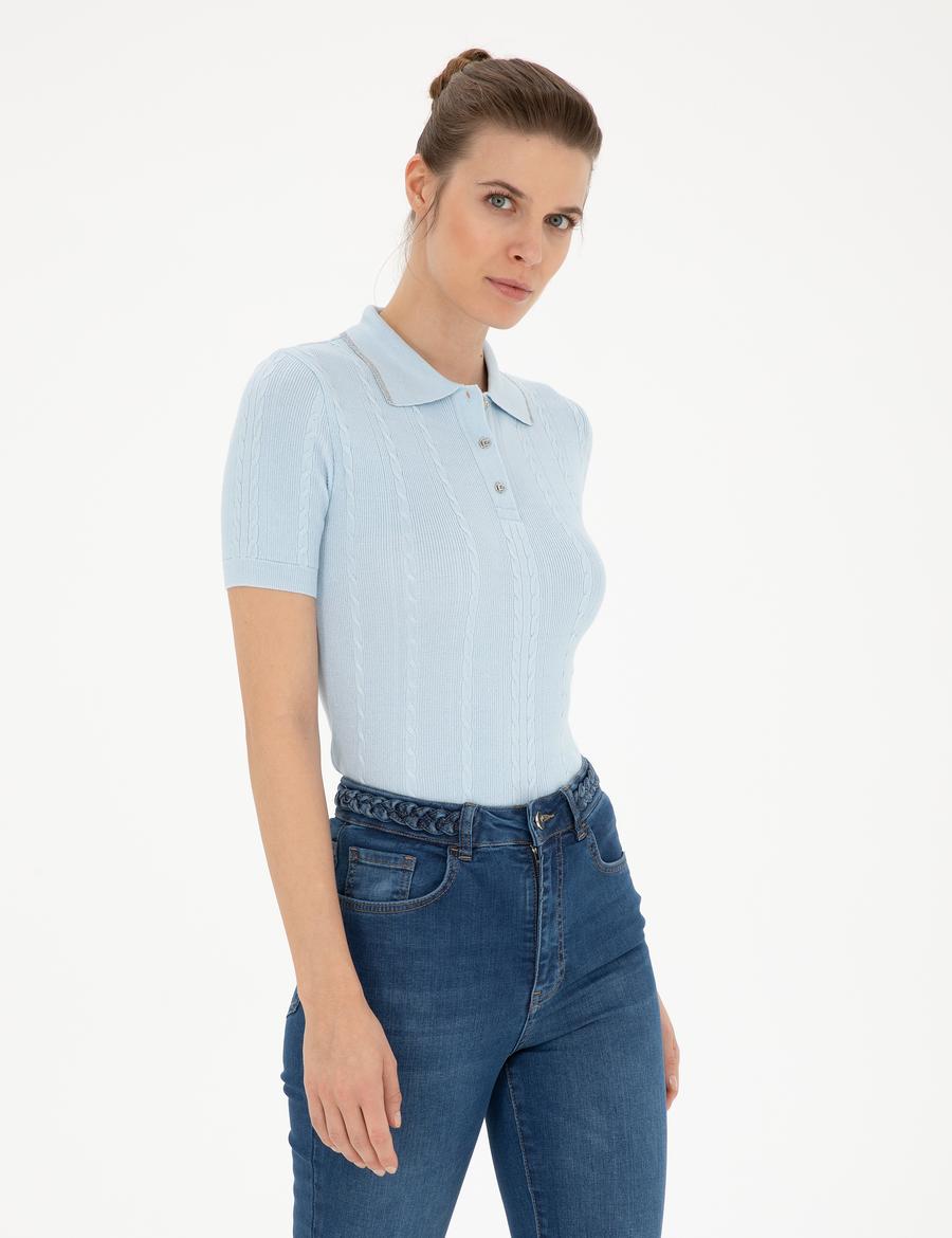 Mavi Slim Fit Polo Yaka Triko Tişört