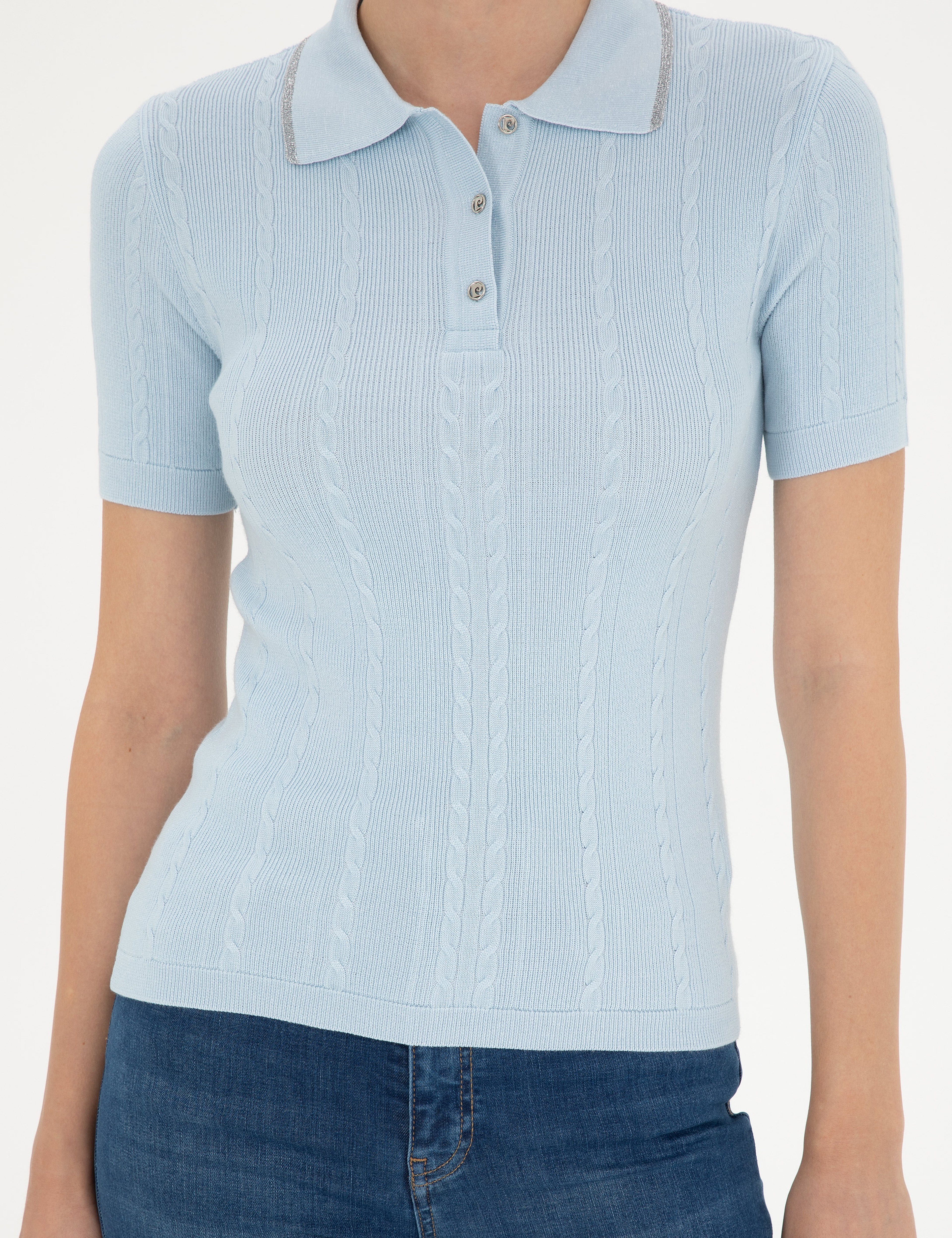 Mavi Slim Fit Polo Yaka Triko Tişört - Image 6
