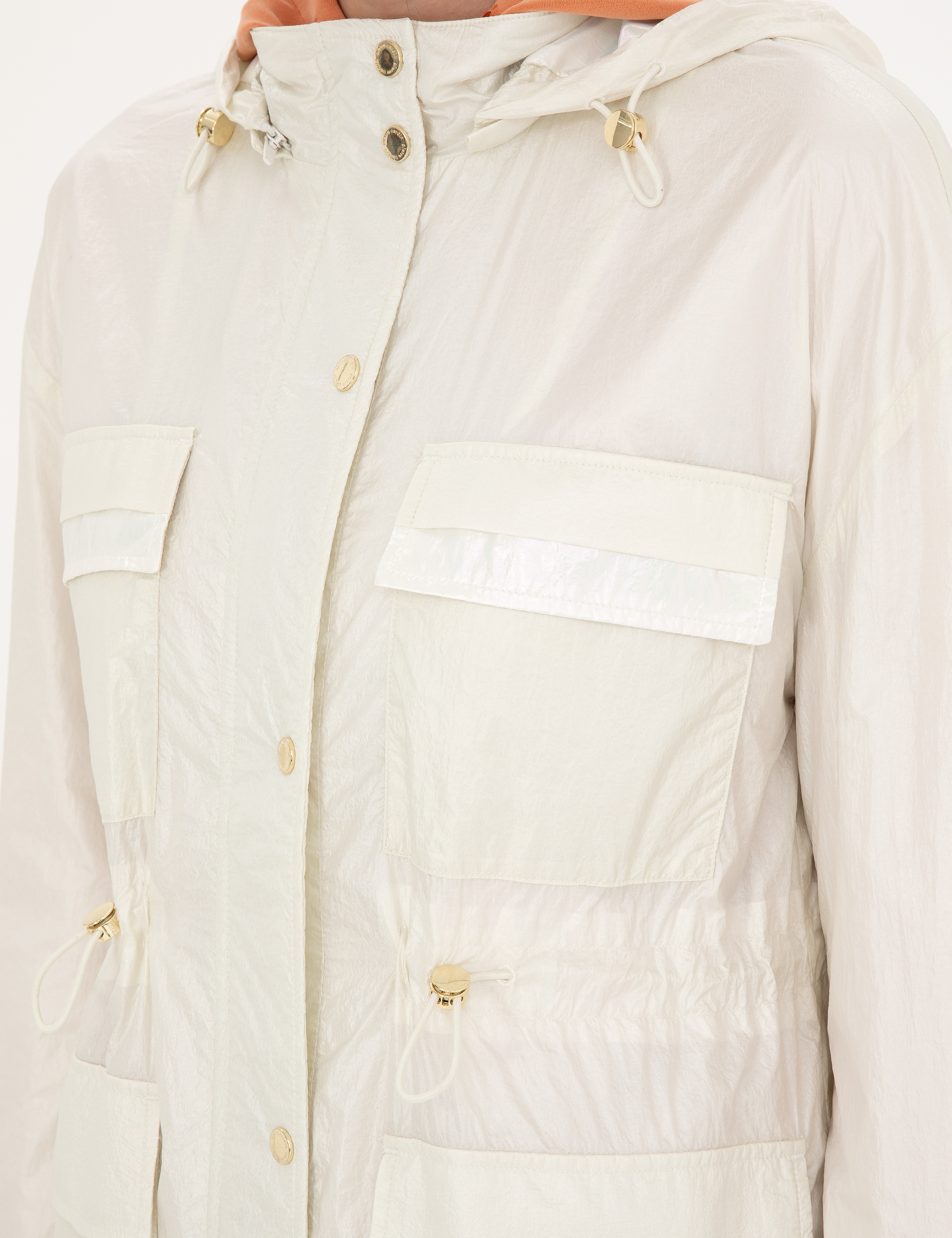 Ekru Comfort Fit Mevsimlik Mont - Image 7