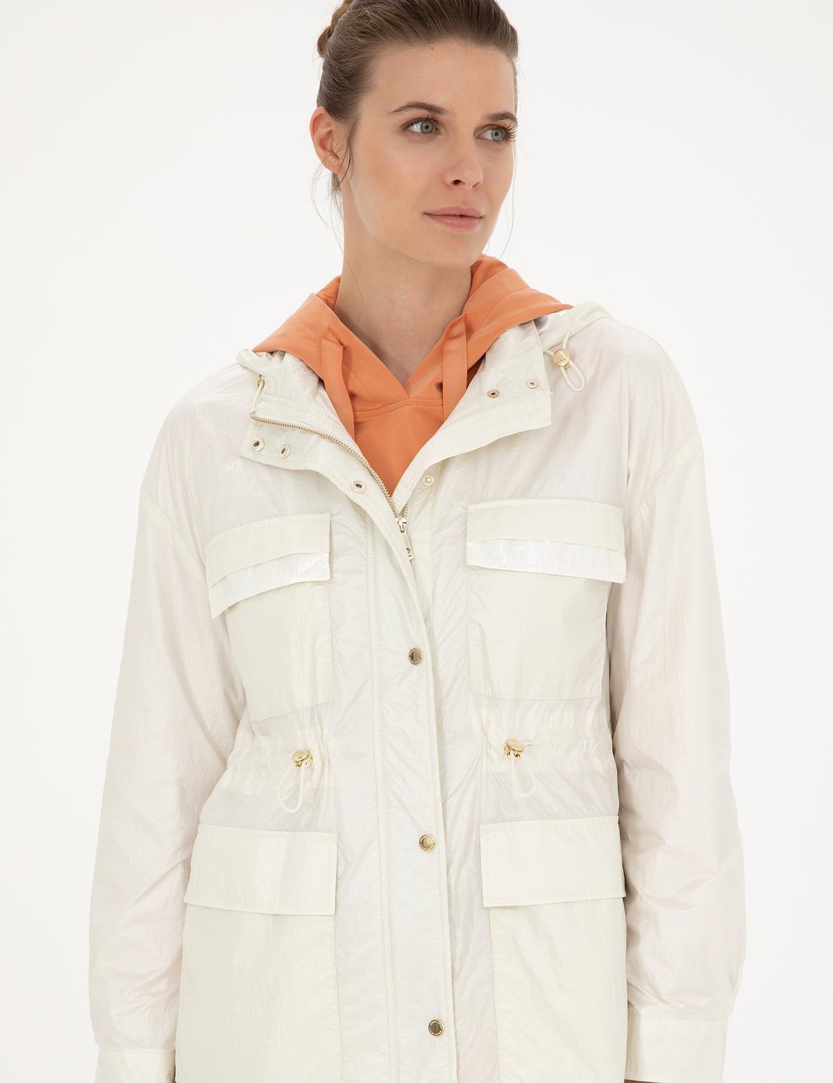 Ekru Comfort Fit Mevsimlik Mont - 50282339002