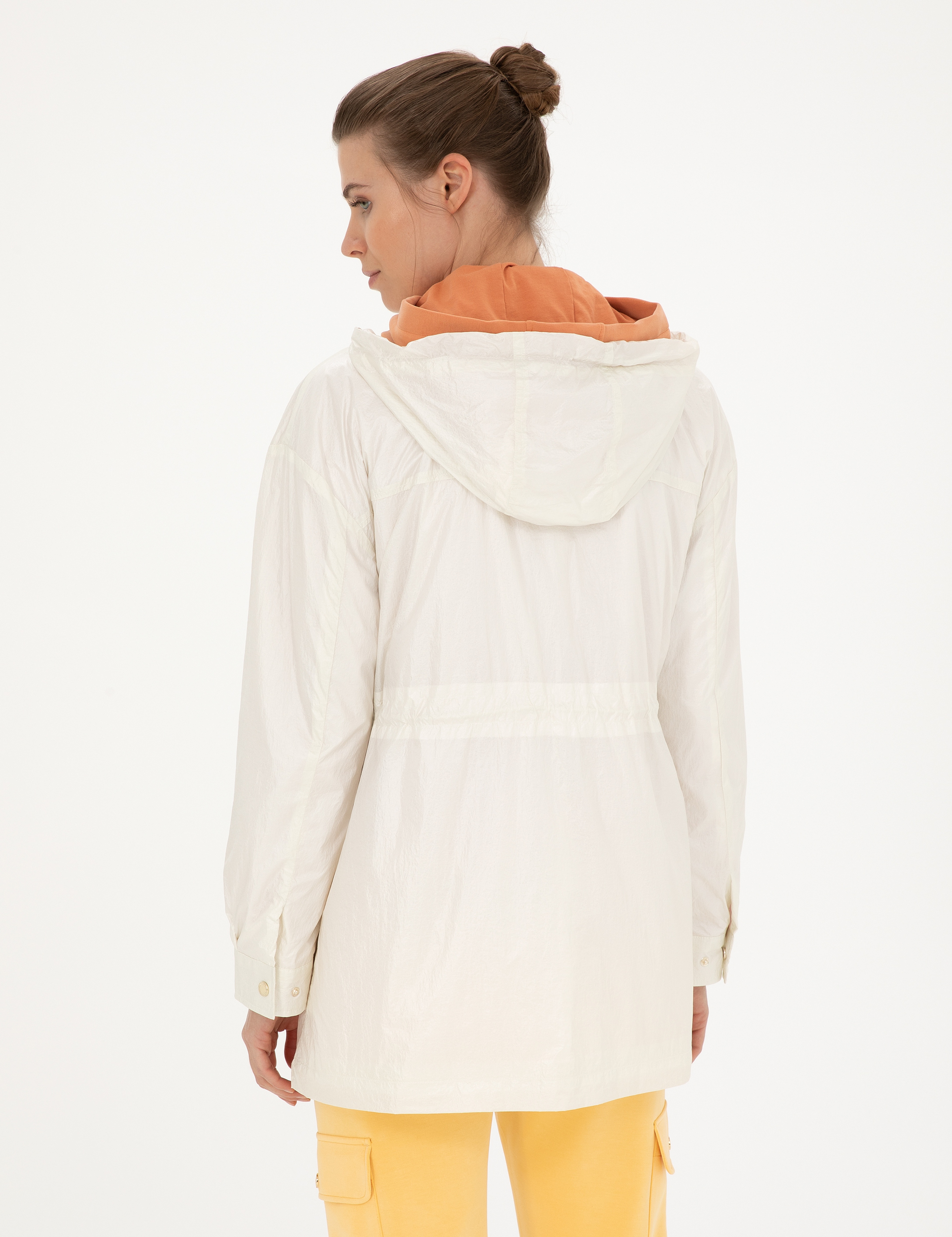 Ekru Comfort Fit Mevsimlik Mont - Image 5