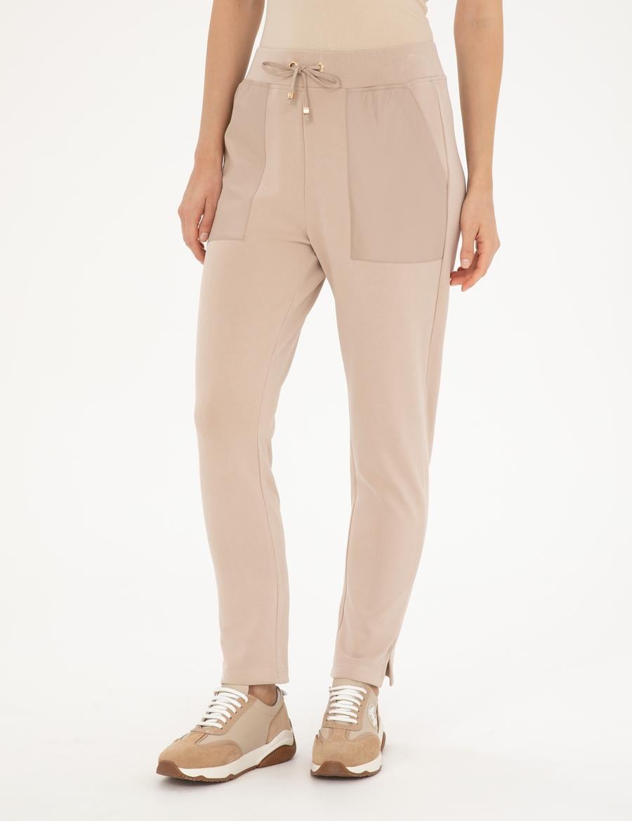 Bej Regular Fit Eşofman Altı