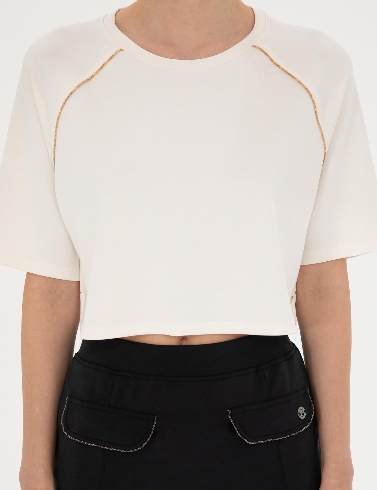 Ekru Comfort Fit Sweatshirt - 50284069005