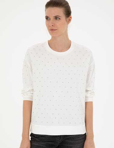 Ekru Comfort Fit Sweatshirt