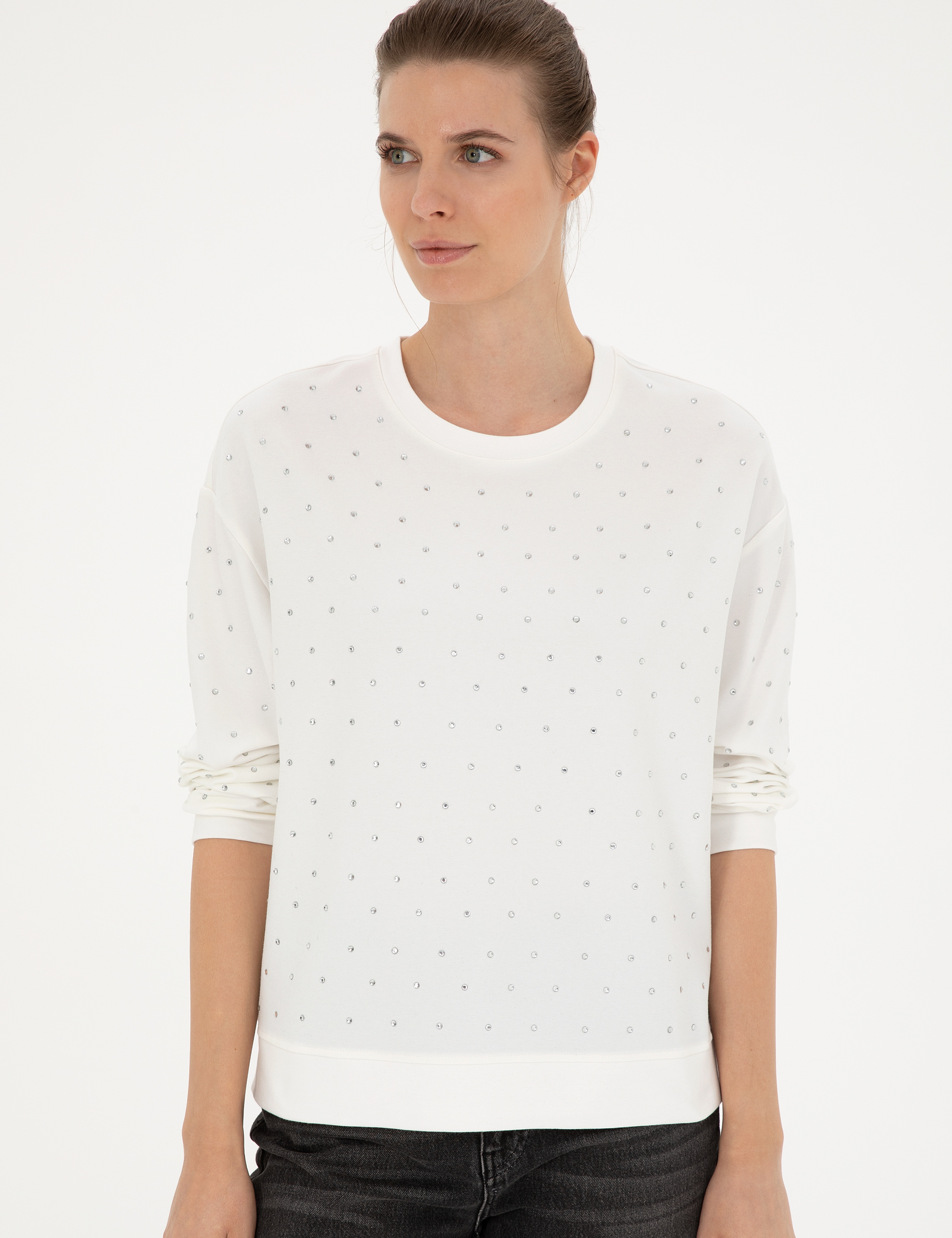 Ekru Comfort Fit Sweatshirt - Image 3