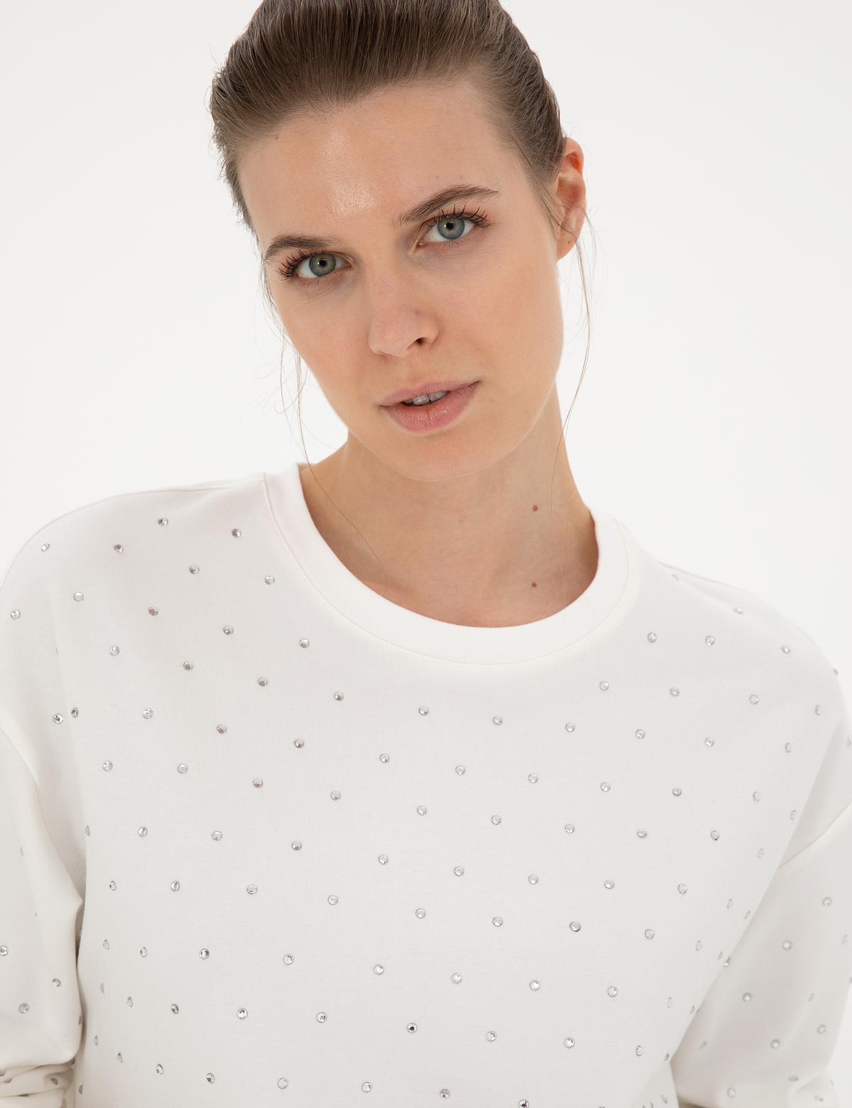 Ekru Comfort Fit Sweatshirt - 50283401003