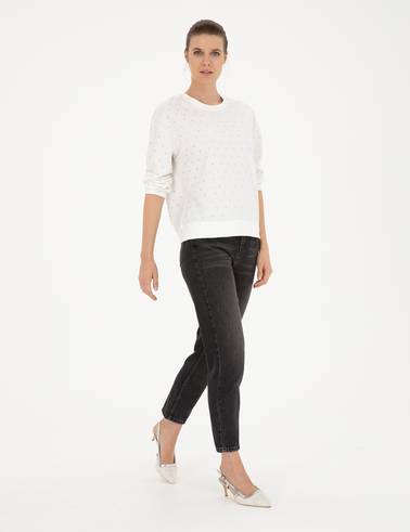 Ekru Comfort Fit Sweatshirt