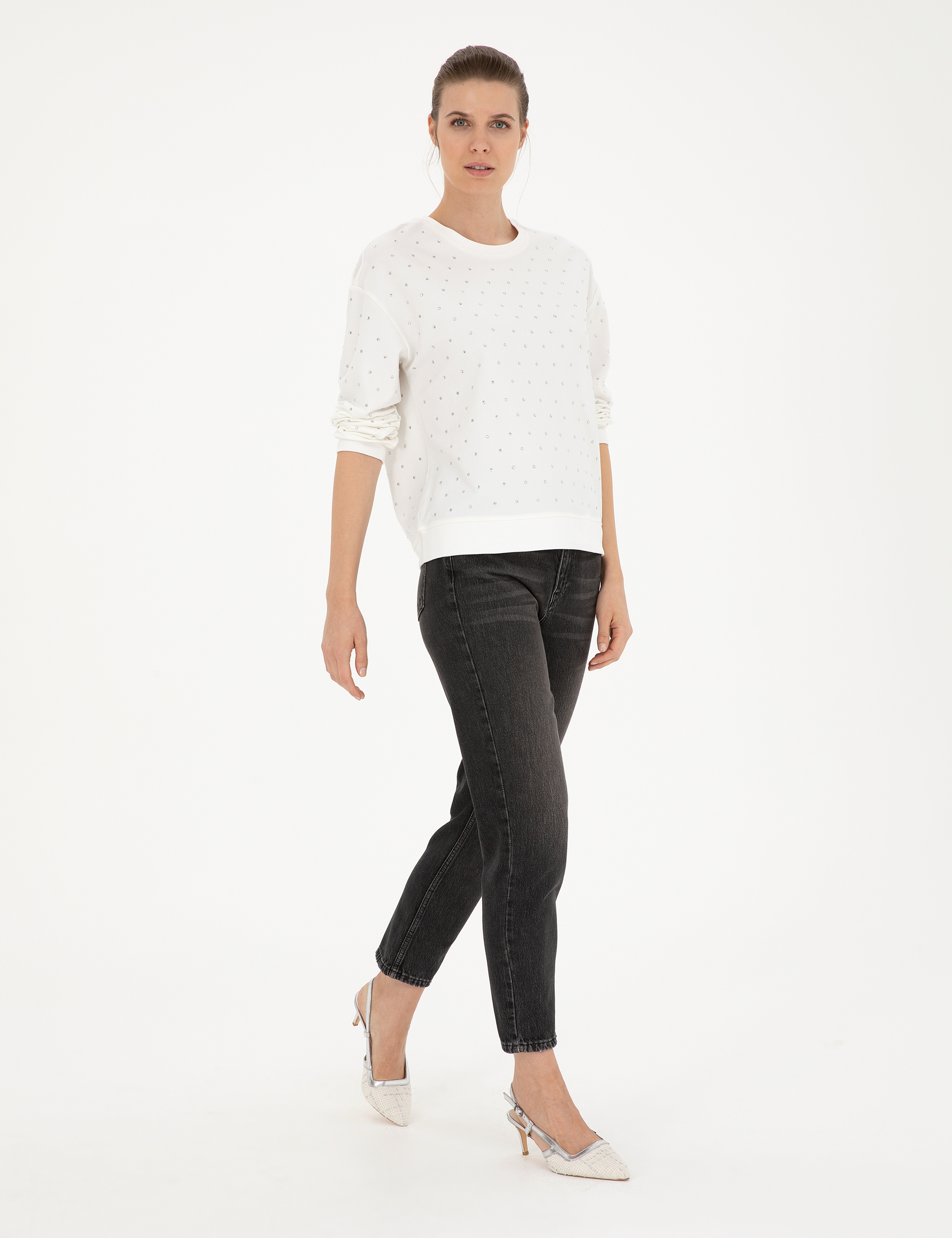 Ekru Comfort Fit Sweatshirt - Image 4