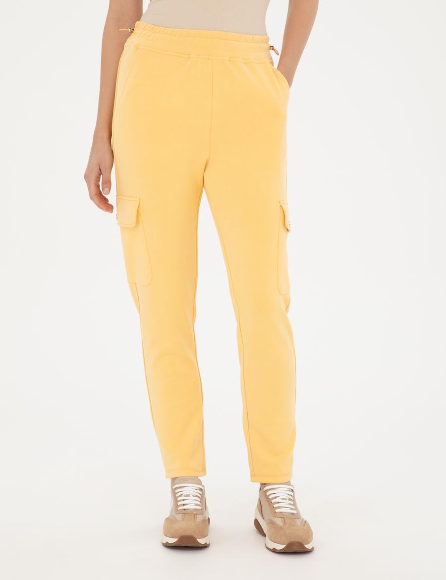 Sarı Regular Fit Eşofman Altı