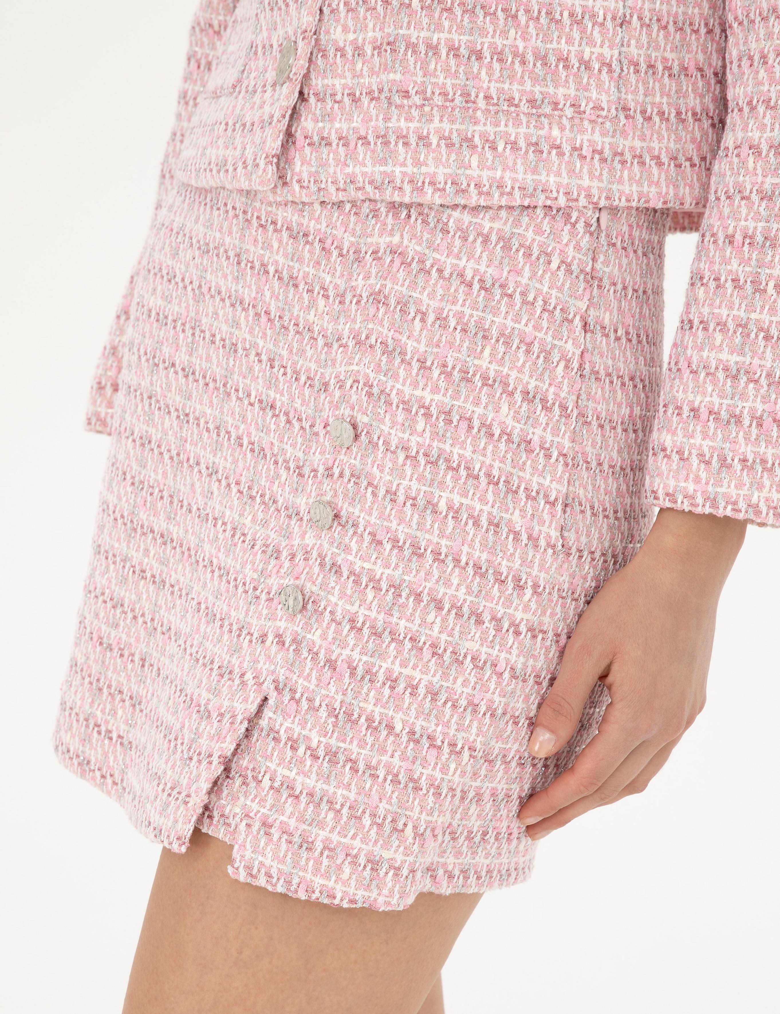 Pembe A Kesim Tüvit Etek