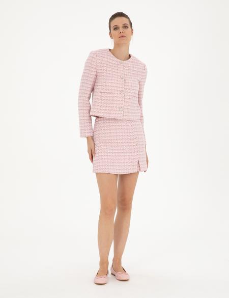 Pembe A Kesim Tüvit Etek - 50282078011