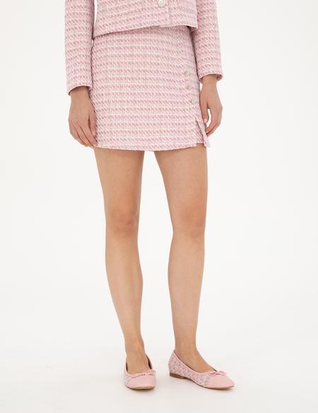 Pembe A Kesim Tüvit Etek - 50282078011