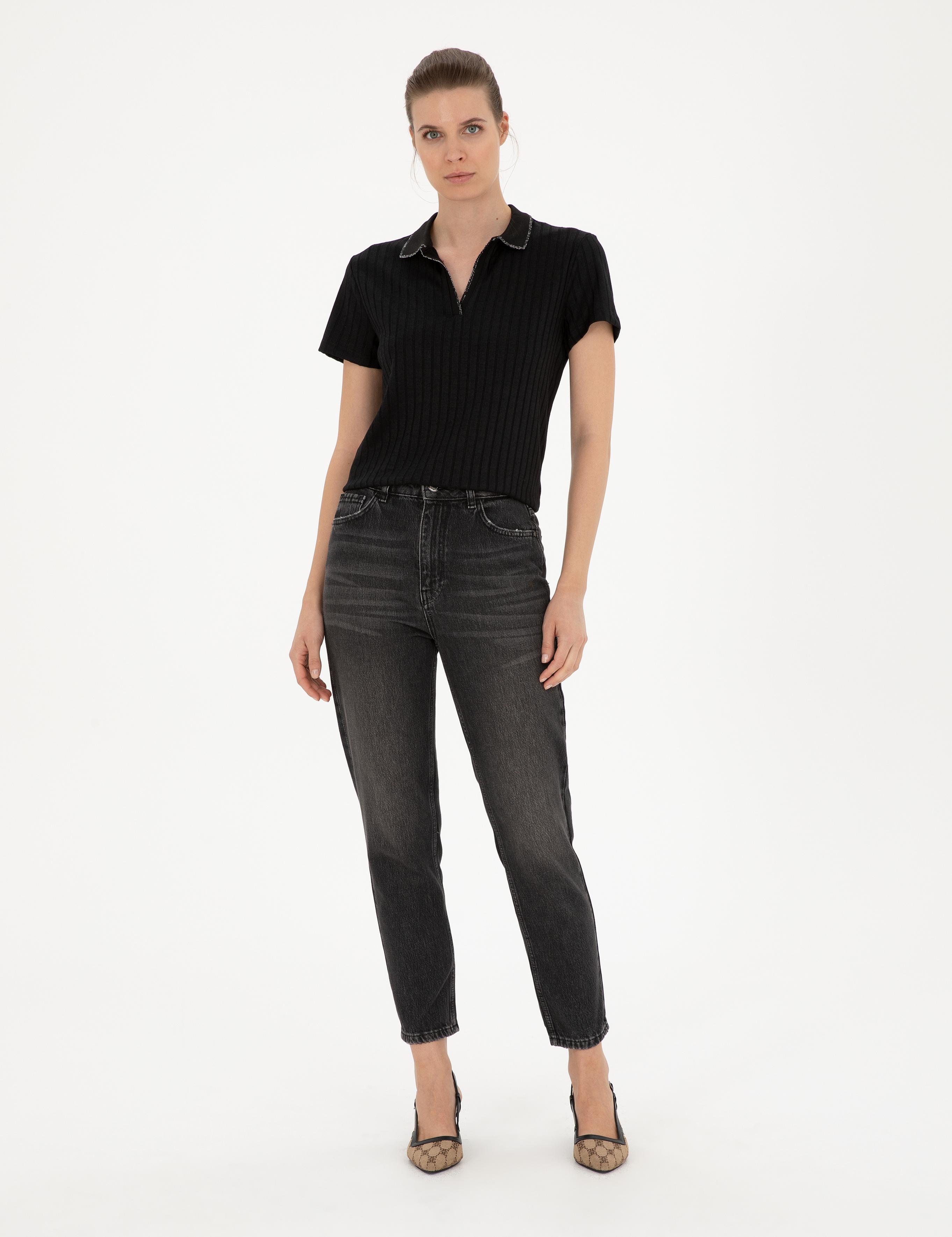 Siyah Slim Fit Triko Tişört