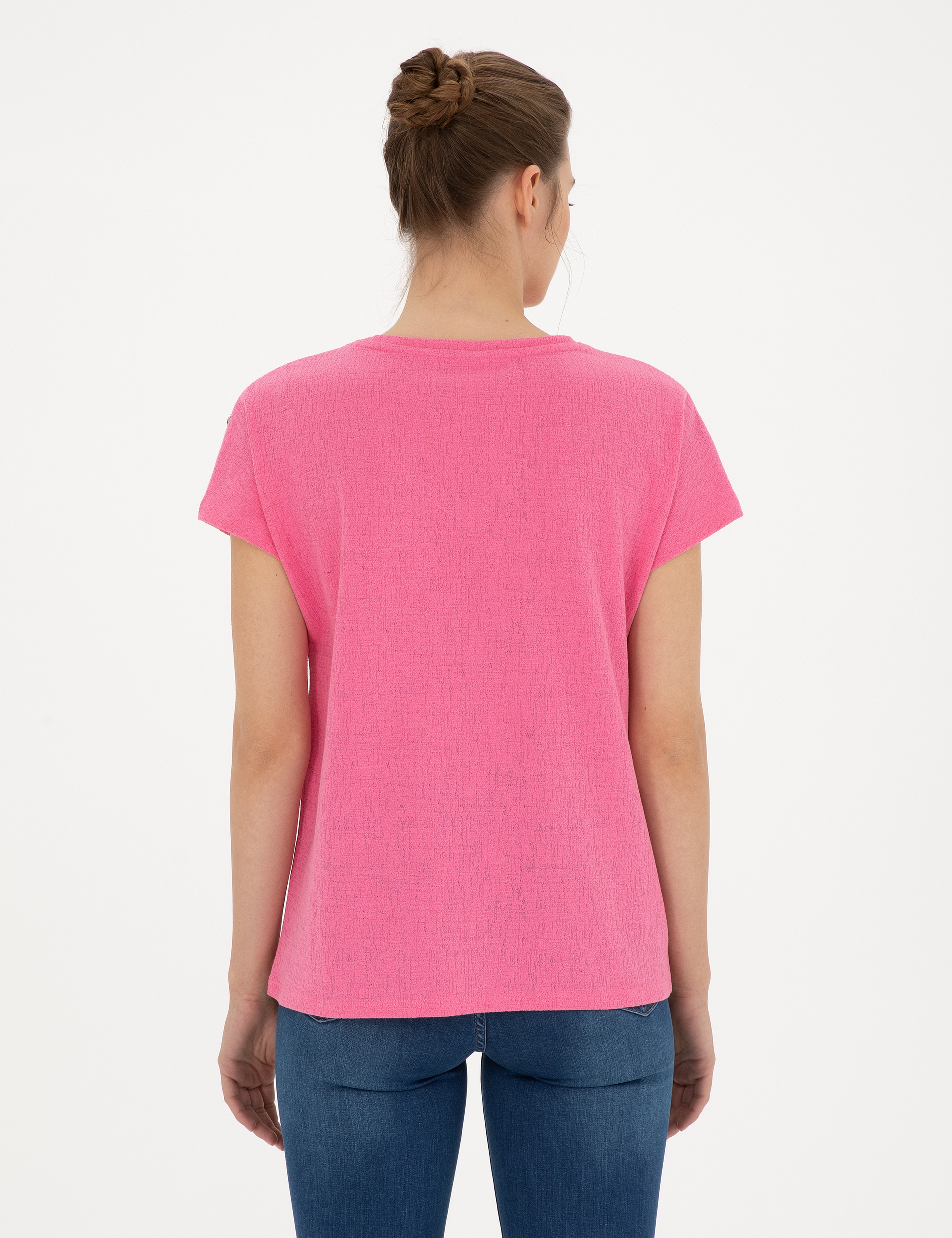 Pembe Regular Fit Tişört