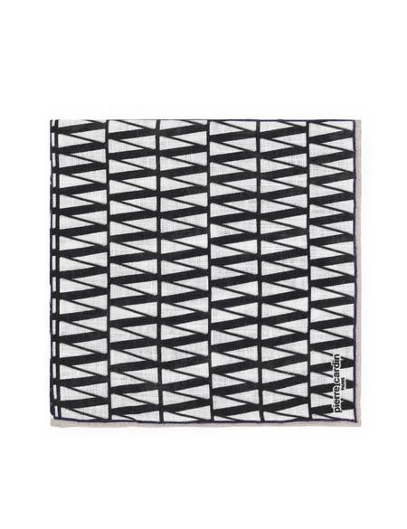 Siyah Keten Mendil - 50294489001