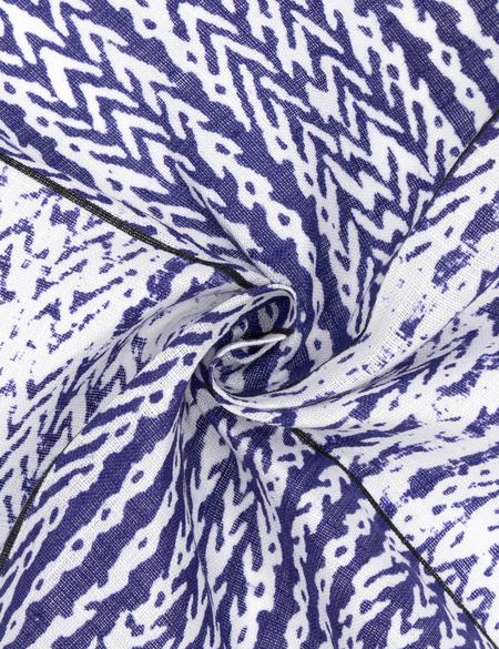 Lacivert Keten Mendil - 50294572001