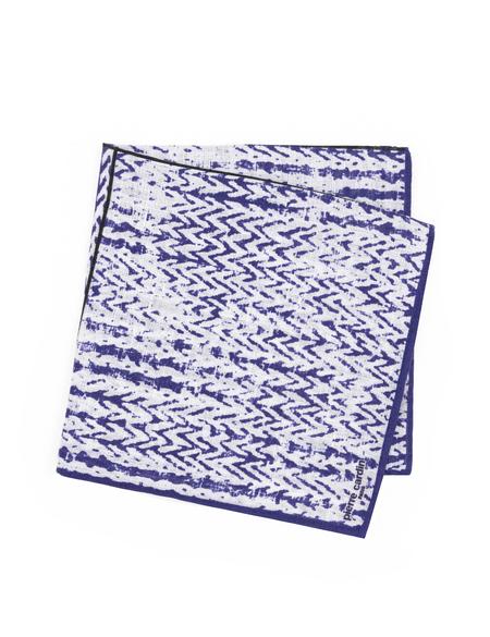 Lacivert Keten Mendil - 50294572001