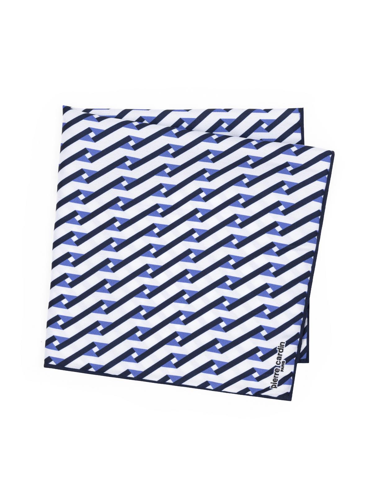 Lacivert Desenli Mendil