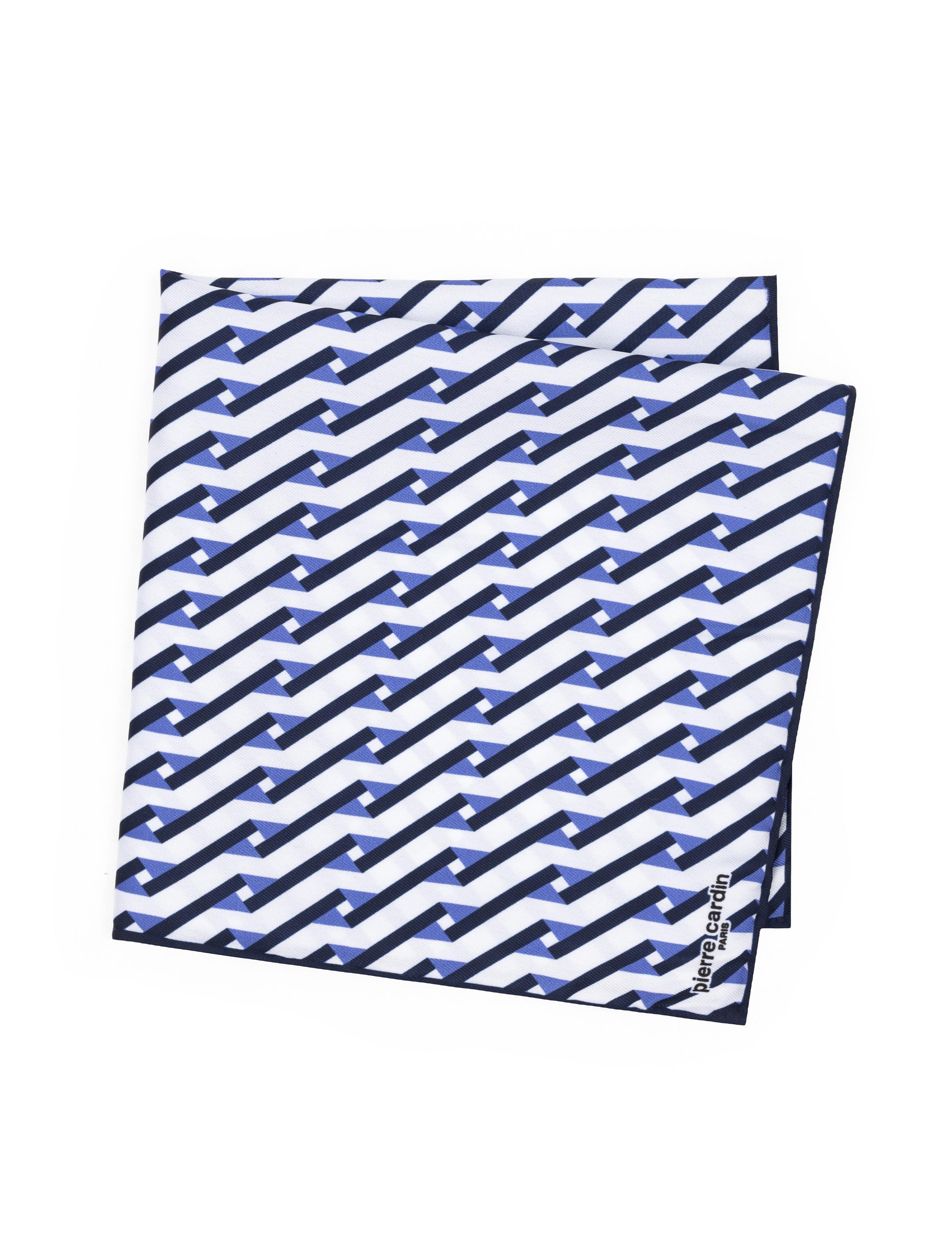 Lacivert Desenli Mendil