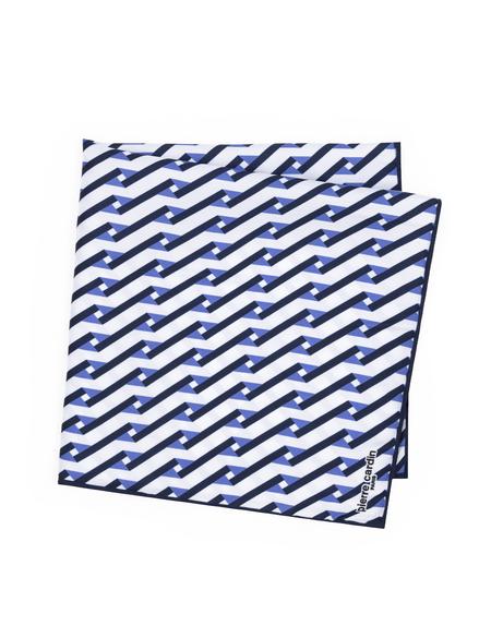 Lacivert Desenli Mendil - 50294582002